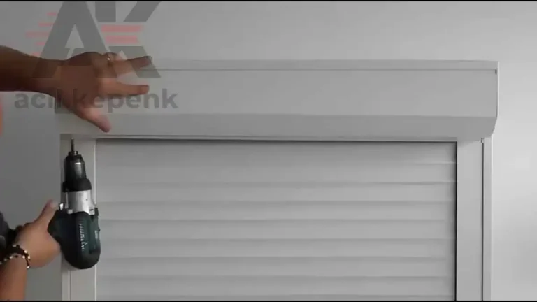 Kepenk montajında dikkat edilmesi gereken adımlar